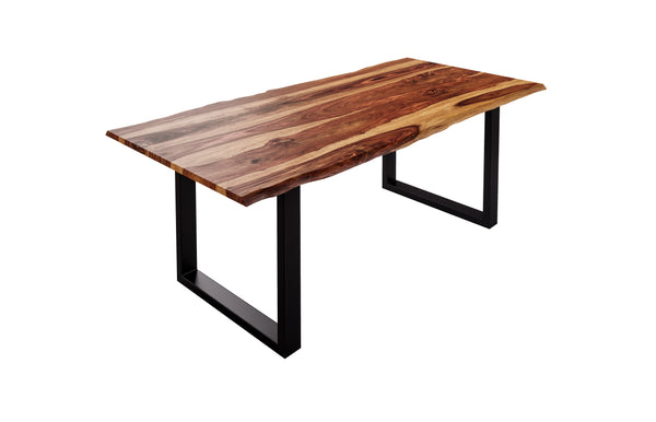 #naturfarbenlackiert #200x100 #u-gestellschwarz