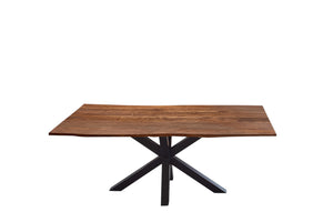#nussbaumfarben #220x100 #spider-gestellschwarz