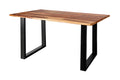 #sheeshamnaturfarben #120x80 #u-gestellschwarz