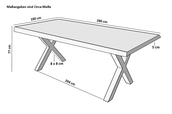 #mangoroughfarben #280x100 #x-gestellschwarz