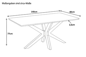 #140x80 #spider-gestellschwarz