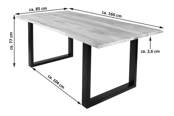 #160x85 #u-gestellschwarz