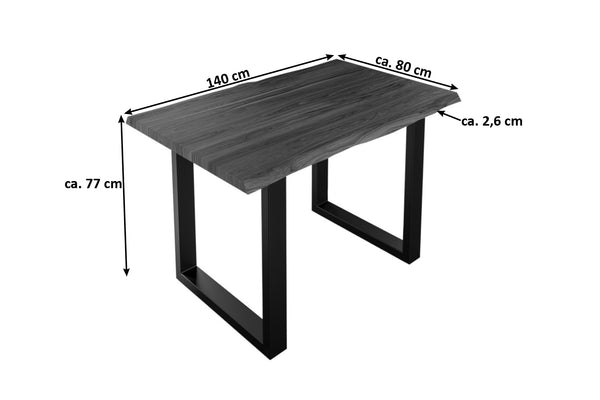 #nougatfarben #140x80 #u-gestellschwarz