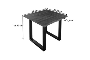 #nougatfarben #90x90 #u-gestellschwarz