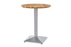 #akazienaturfarben #60x60 #säulen-gestelleckigsilber