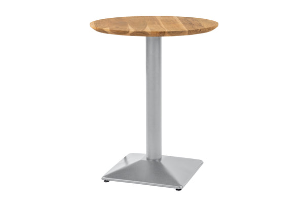 #akazienaturfarben #60x60 #säulen-gestelleckigsilber