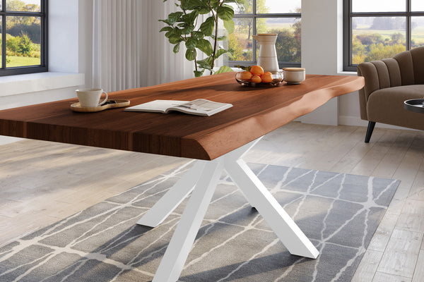 #nussbaumfarben #240x110 #spider-gestellweiß