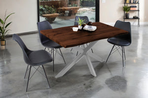 #nussbaumfarben #120x80 #spider-gestellsilber