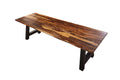 #sheeshamnaturfarbenlackiert #300x100 #a-gestellschwarz
