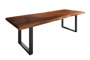 #nussbaumfarben #260x120 #u-gestellschwarz