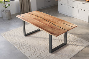#naturfarben #220x100 #u-gestellschwarz