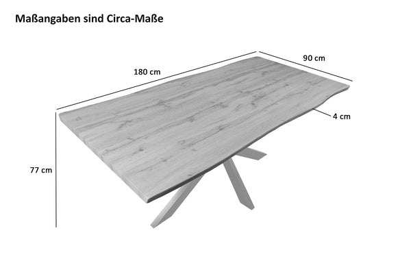 #nussbaumfarben #180x90 #spider-gestellschwarz