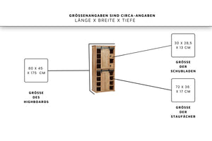 #80cm #highboard