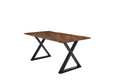 #nussbaumfarben #160x85 #x-gestellschwarz