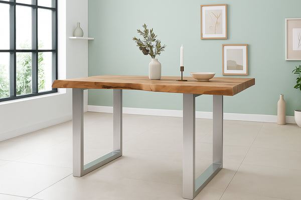 #naturfarben #120x80 #u-gestellsilber