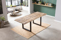 #140(220)x90 #mangonaturfarben #u-gestellschwarz