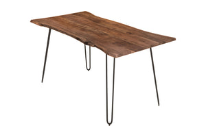 #nussbaumfarben #180x90 #hairpin-gestellschwarz