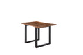 #nussbaumfarben #160x85 #u-gestellschwarz