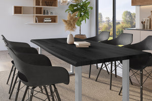 #holzgrau-optik #220x100 #u-gestellsilber