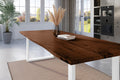 #nussbaumfarben #300x100 #u-gestellweiß
