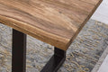 #sheeshamnaturfarben #260x100 #u-gestellschwarz