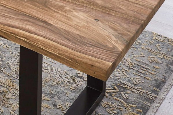 #sheeshamnaturfarben #260x100 #u-gestellschwarz