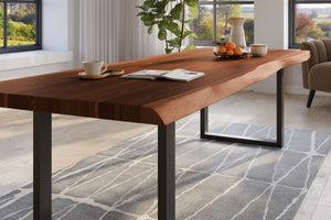 #nussbaumfarben #260x120 #u-gestellschwarz