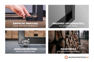 #240x100 #u-gestellschwarz