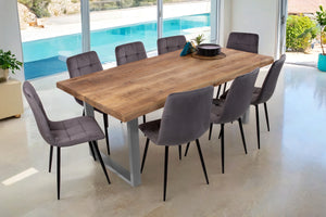 #mangoroughfarben #220x100 #u-gestellsilber