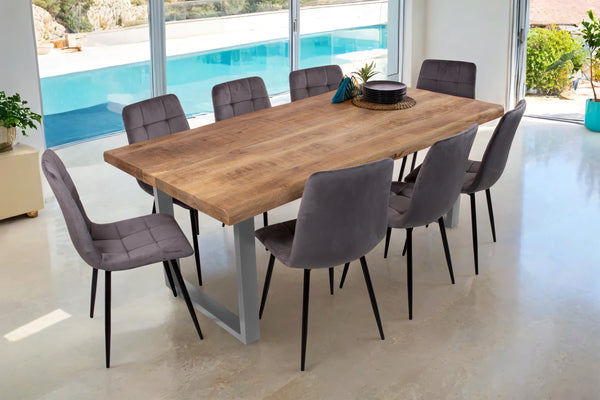 #mangoroughfarben #220x100 #u-gestellsilber