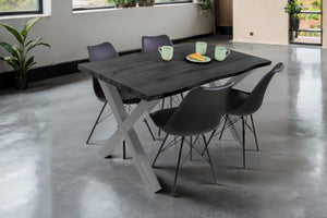 #graufarben #120x80 #x-gestellsilber