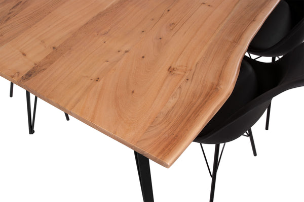 #naturfarben #180x90 #hairpin-gestellschwarz
