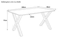 #180x90 #x-gestellschwarz