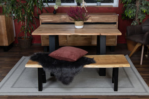 #naturfarben #220cm #a-gestellschwarz