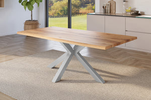 #holzwildeiche-optik #220x100 #spider-gestellsilber