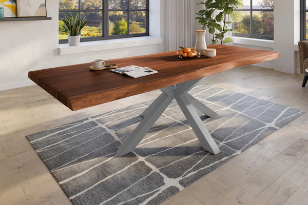 #nussbaumfarben #260x110 #spider-gestellsilber
