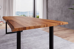 #sheeshamteakfarben #260x100 #u-gestellschwarz