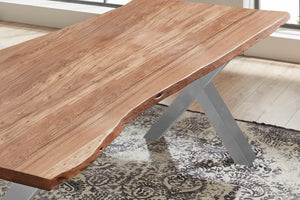 #naturfarben #240x100 #x-gestellsilber
