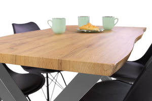#wildeichenfarben #140x80 #x-gestellsilber