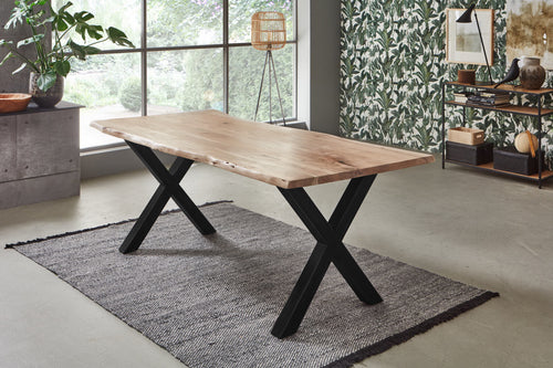 #naturfarben #180x90 #x-gestellschwarz