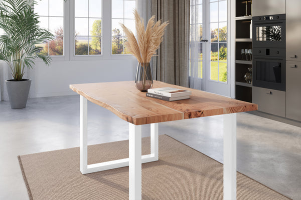#naturfarben #160x85 #u-gestellweiß