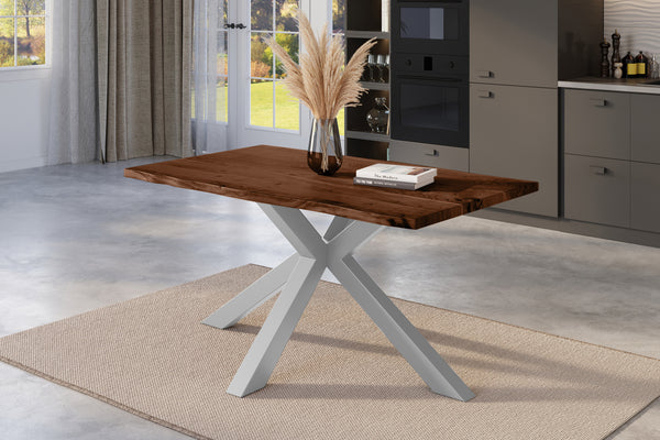 #nussbaumfarben #120x80 #spider-gestellsilber