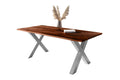 #nussbaumfarben #240x100 #x-gestellschwarz