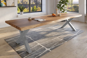 #naturfarben #400x120 #x-gestellsilber