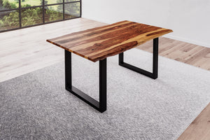 #naturfarbenlackiert #140x80 #u-gestellschwarz