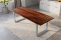 #nussbaumfarben #260x100 #u-gestellsilber