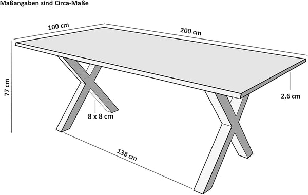 #200x100 #x-gestellschwarz