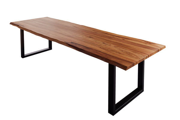 #sheeshamteakfarben #280x100 #u-gestellschwarz
