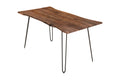 #nussbaumfarben #140x80 #hairpin-gestellschwarz