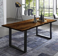 #nussbaumfarben #220x100 #u-gestellschwarz